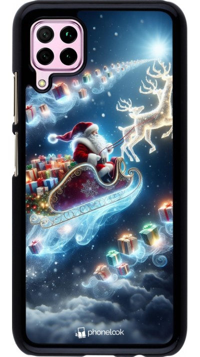 Coque Huawei P40 Lite - Noël 2023 Père Noël enchanté