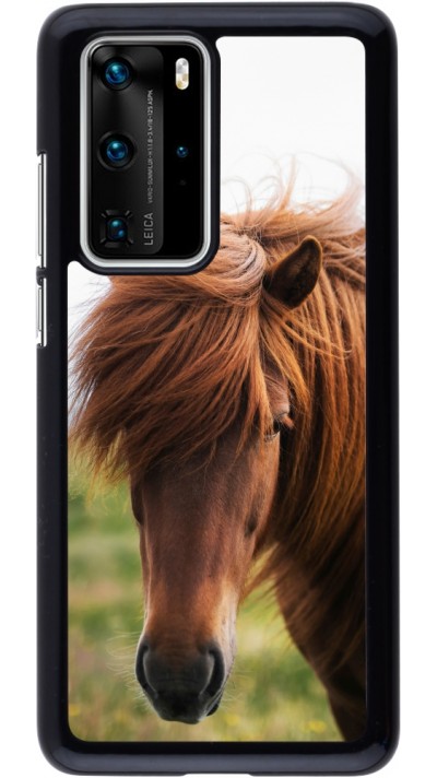 Coque Huawei P40 Pro - Autumn 22 horse in the wind