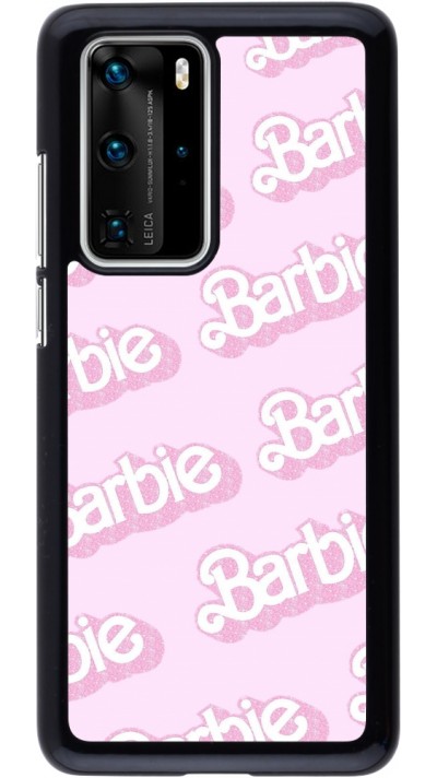 Huawei P40 Pro Case Hülle - Barbie light pink pattern