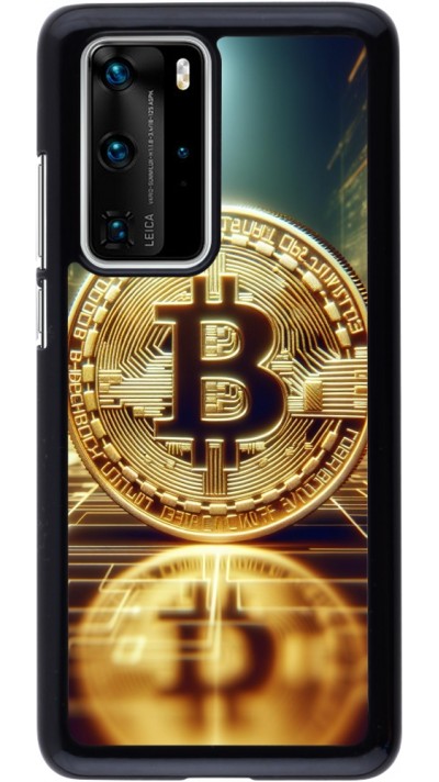 Huawei P40 Pro Case Hülle - Bitcoin Stehen