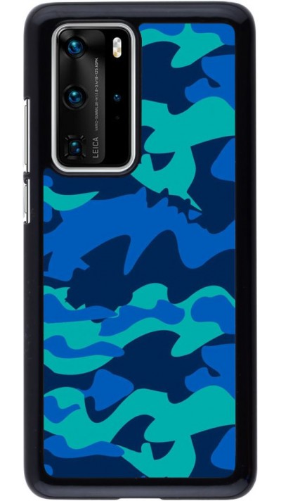 Coque Huawei P40 Pro - Camo Blue