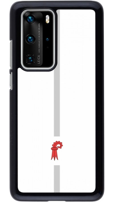 Huawei P40 Pro Case Hülle - Kanton BL weiss