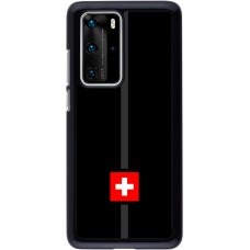 Huawei P40 Pro Case Hülle - Kanton CH schwarz