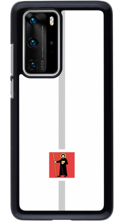 Huawei P40 Pro Case Hülle - Kanton GL weiss
