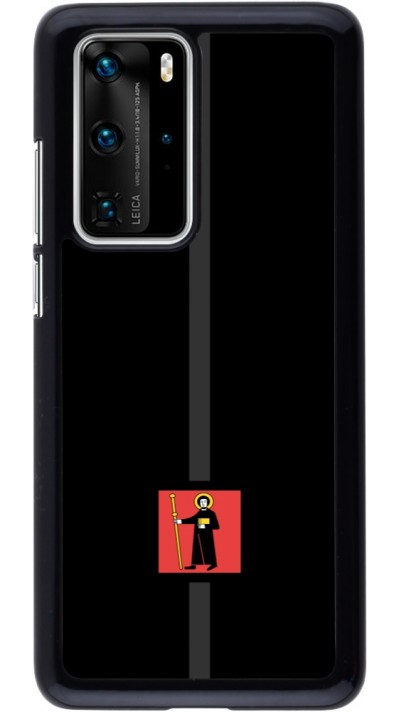 Huawei P40 Pro Case Hülle - Kanton GL schwarz