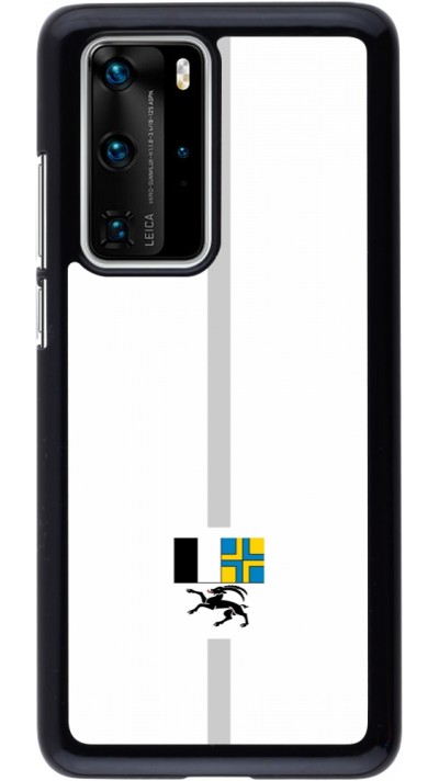 Huawei P40 Pro Case Hülle - Kanton GR weiss