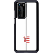 Huawei P40 Pro Case Hülle - Kanton JU weiss
