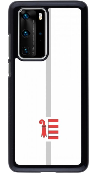 Huawei P40 Pro Case Hülle - Kanton JU weiss
