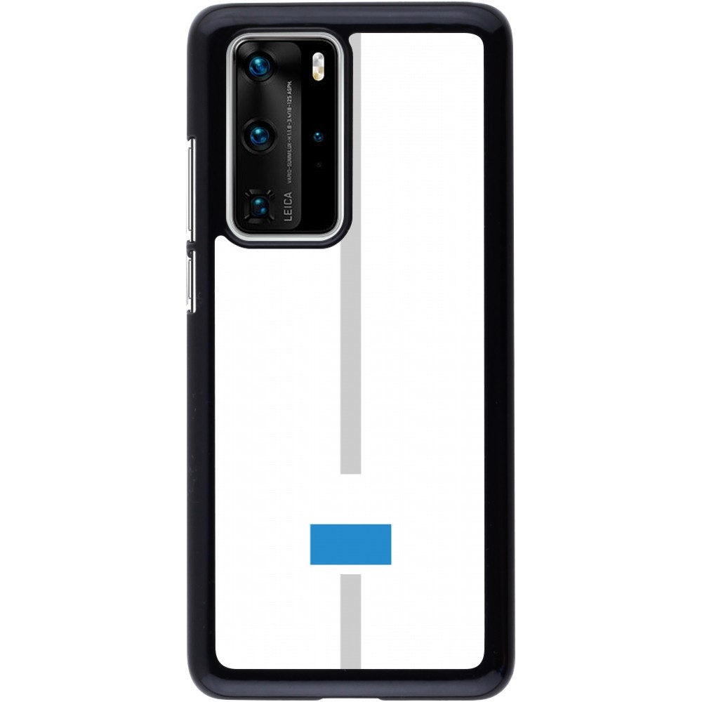 Coque Huawei P40 Pro - Canton LU blanc