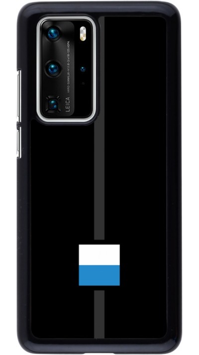 Huawei P40 Pro Case Hülle - Kanton LU schwarz