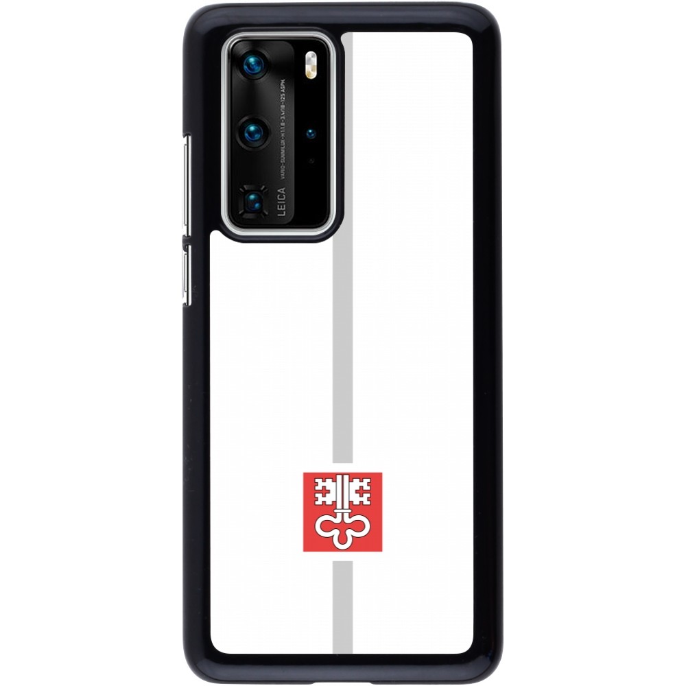 Huawei P40 Pro Case Hülle - Kanton NW weiss
