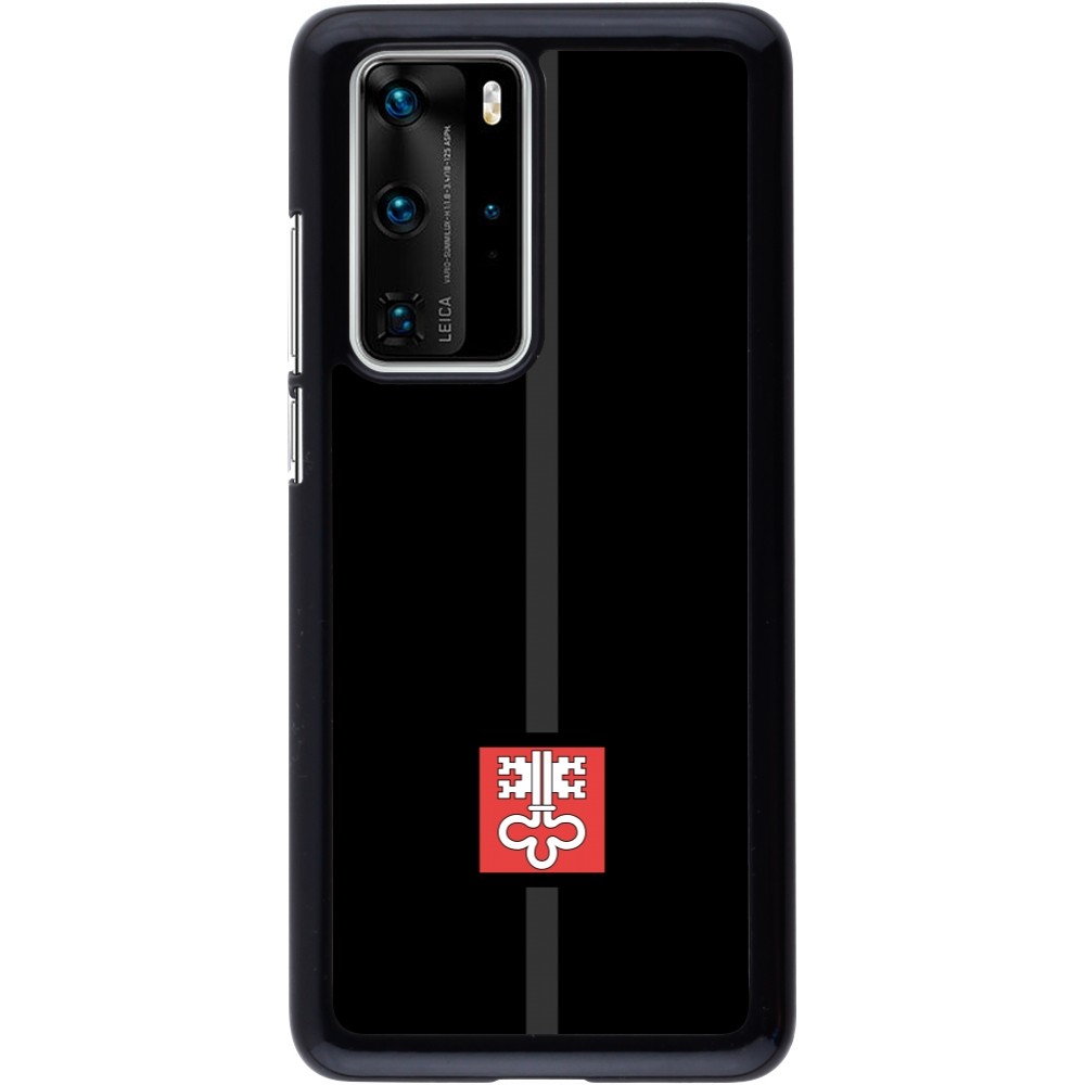 Huawei P40 Pro Case Hülle - Kanton NW schwarz