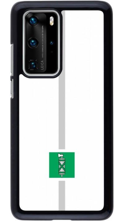 Huawei P40 Pro Case Hülle - Kanton SG weiss