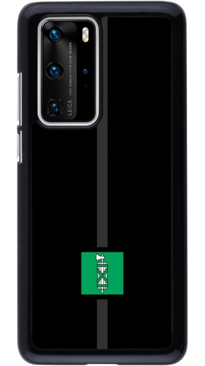 Huawei P40 Pro Case Hülle - Kanton SG schwarz