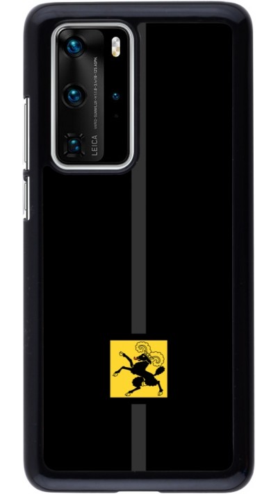 Huawei P40 Pro Case Hülle - Kanton SH schwarz