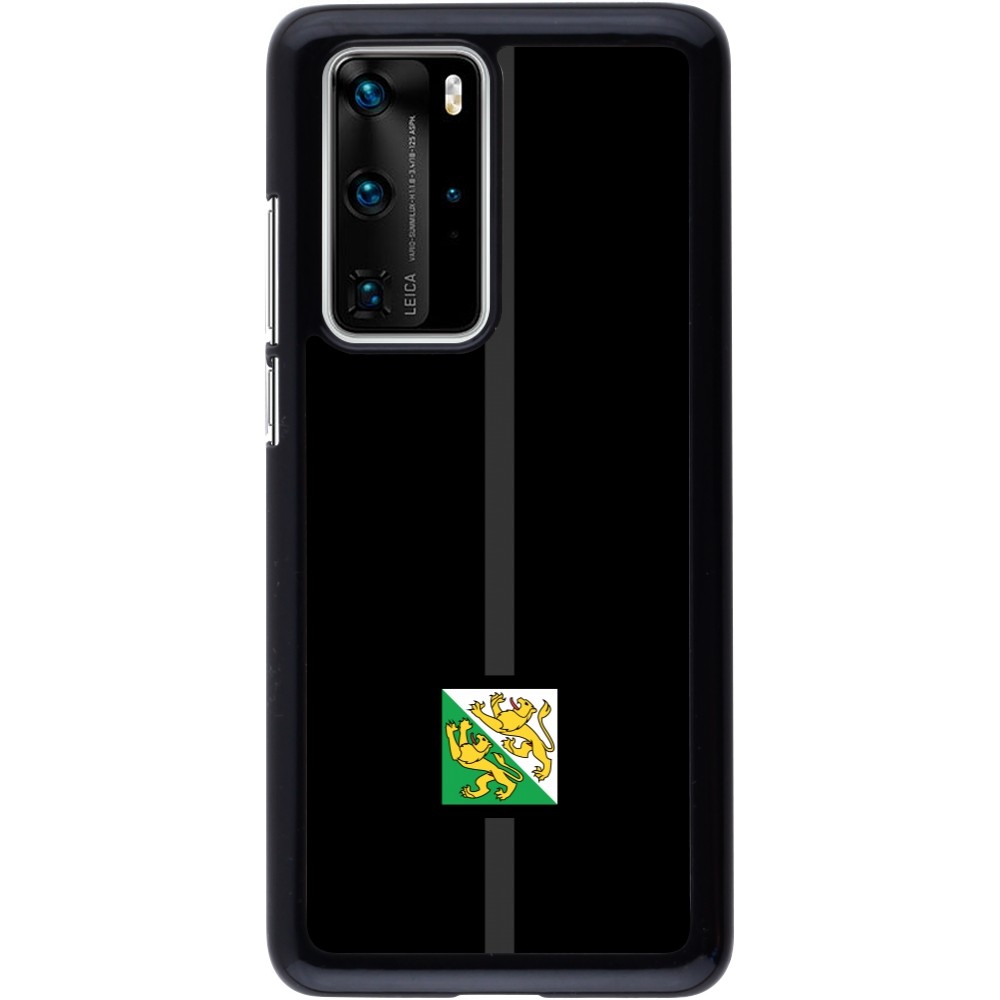Huawei P40 Pro Case Hülle - Kanton TG schwarz