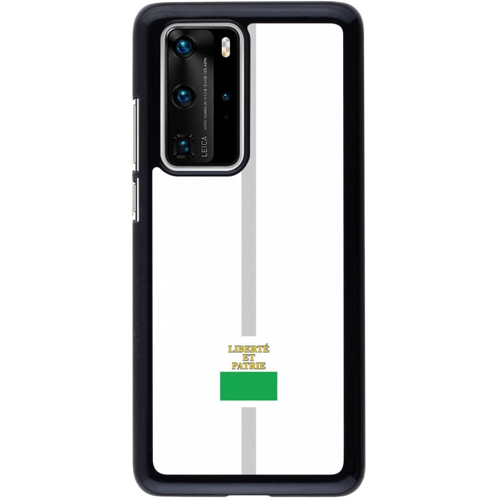 Huawei P40 Pro Case Hülle - Kanton VD weiss