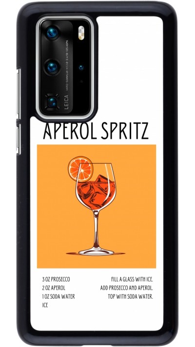 Coque Huawei P40 Pro - Cocktail recette Aperol Spritz