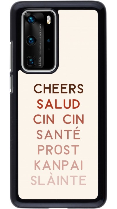 Huawei P40 Pro Case Hülle - Cocktail Cheers Salud
