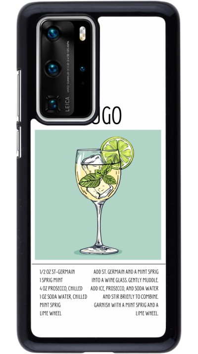 Huawei P40 Pro Case Hülle - Cocktail Rezept Hugo