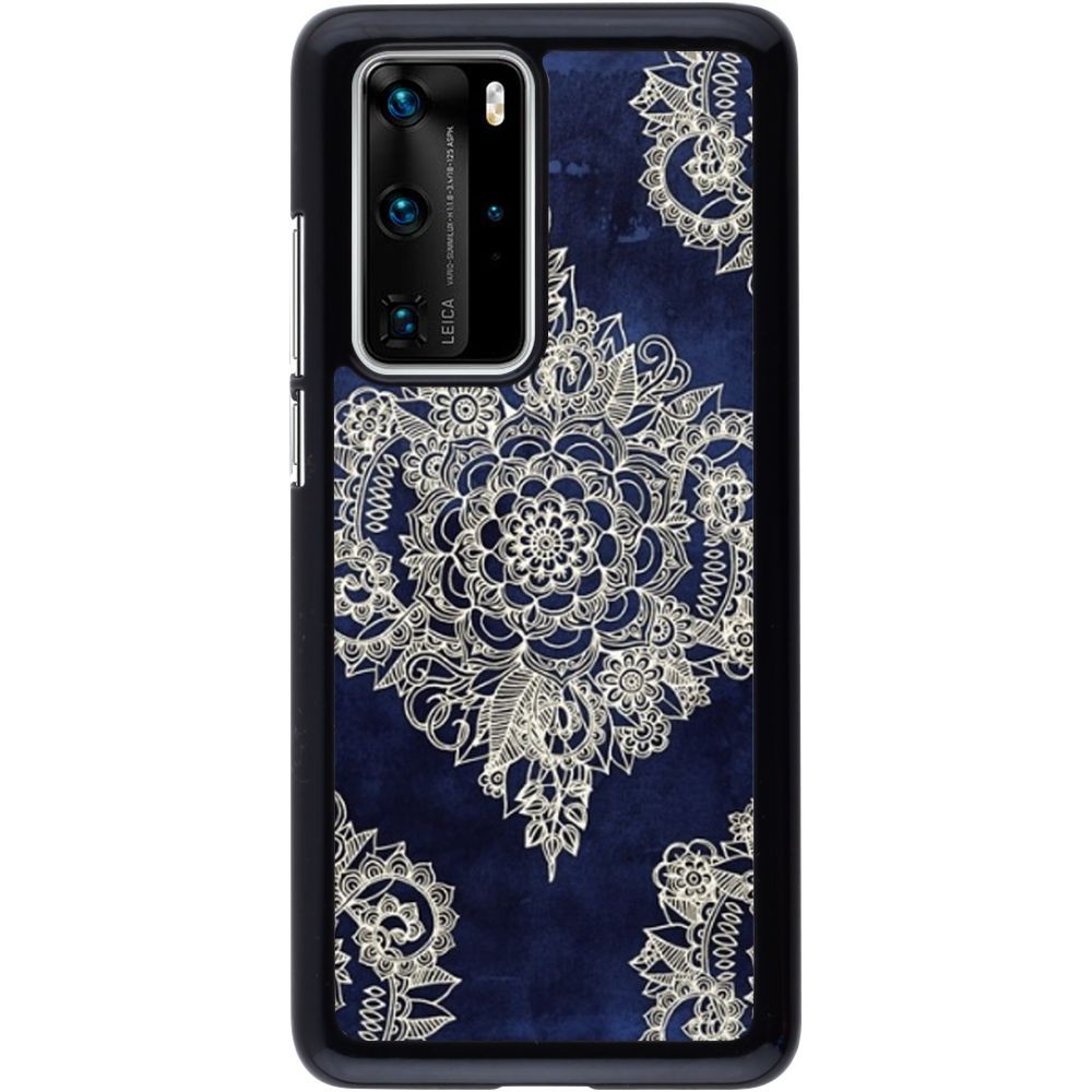Coque Huawei P40 Pro - Cream Flower Moroccan