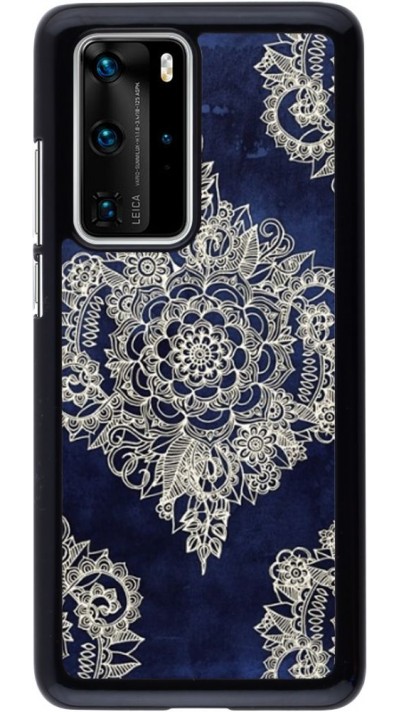 Coque Huawei P40 Pro - Cream Flower Moroccan