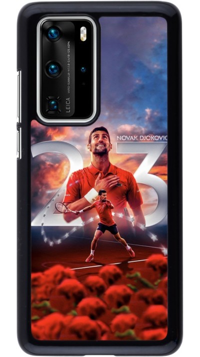 Huawei P40 Pro Case Hülle - Djokovic 23 Grand Slam