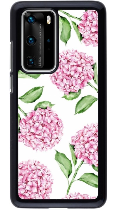 Huawei P40 Pro Case Hülle - Easter 2024 pink flowers