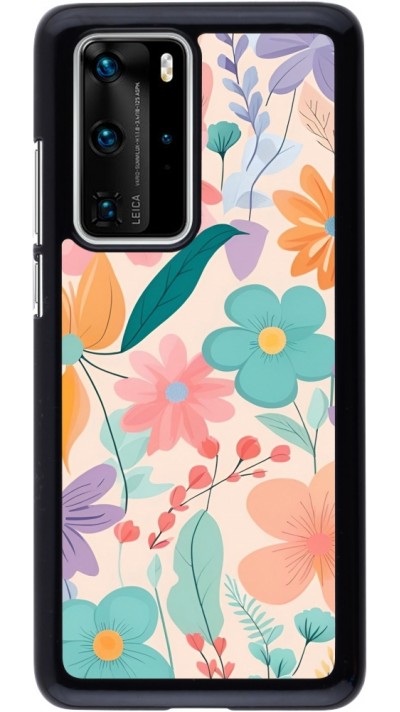 Huawei P40 Pro Case Hülle - Easter 2024 spring flowers