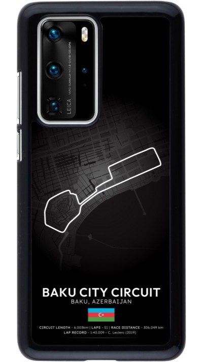 Coque Huawei P40 Pro - F1 Track 2025 Azerbaijan