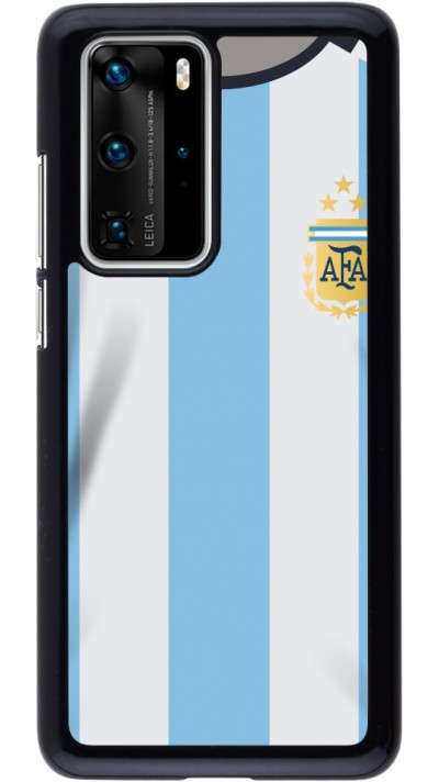 Huawei P40 Pro Case Hülle - Argentinien 2022 personalisierbares Fussballtrikot