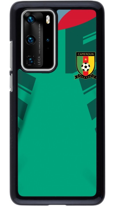 Huawei P40 Pro Case Hülle - Kamerun 2022 personalisierbares Fussballtrikot