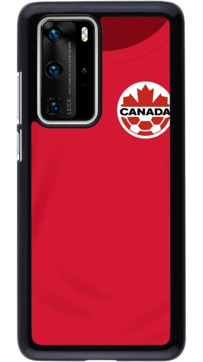 Huawei P40 Pro Case Hülle - Kanada 2022 personalisierbares Fussballtrikot