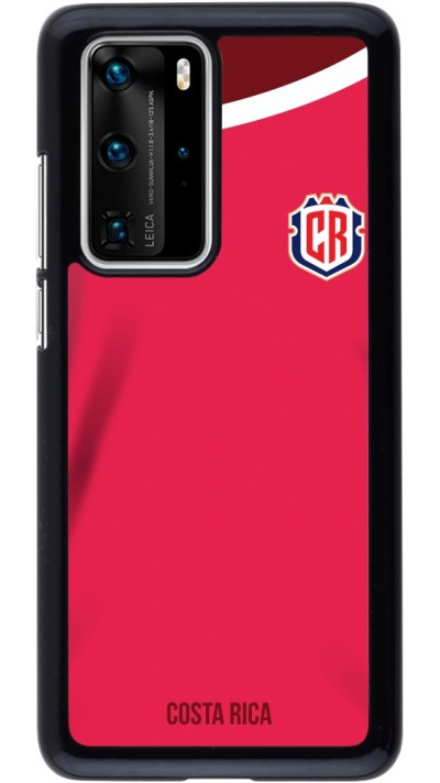 Huawei P40 Pro Case Hülle - Costa Rica 2022 personalisierbares Fussballtrikot