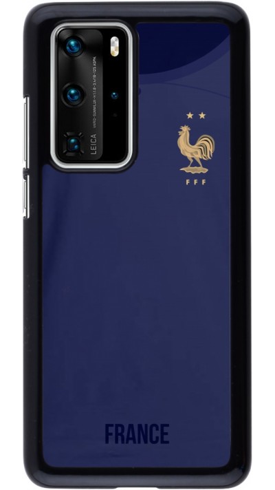 Huawei P40 Pro Case Hülle - Frankreich 2022 personalisierbares Fussballtrikot
