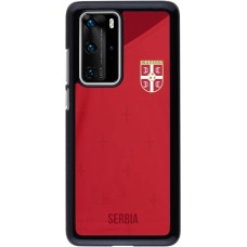 Huawei P40 Pro Case Hülle - Serbien 2022 personalisierbares Fussballtrikot