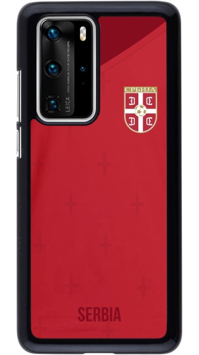 Coque Huawei P40 Pro - Maillot de football Serbie 2022 personnalisable