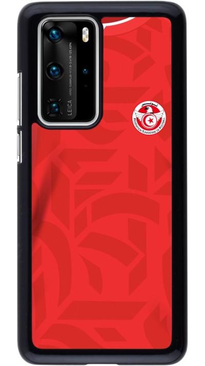 Coque Huawei P40 Pro - Maillot de football Tunisie 2022 personnalisable