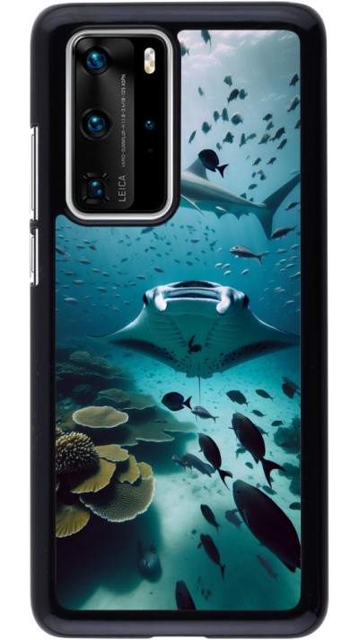 Coque Huawei P40 Pro - Manta Lagon Nettoyage