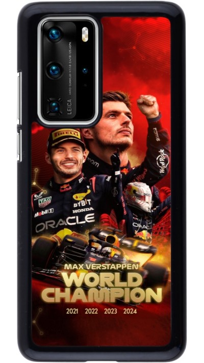 Coque Huawei P40 Pro - Max Verstappen Champion 2023