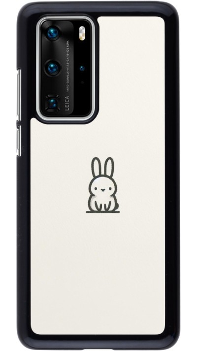 Coque Huawei P40 Pro - Minimal bunny cutie