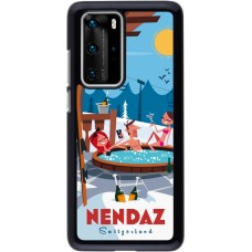Coque Huawei P40 Pro - Nendaz Mountain Jacuzzi