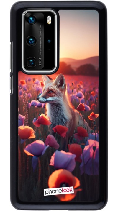 Coque Huawei P40 Pro - Renard pourpre au crépuscule