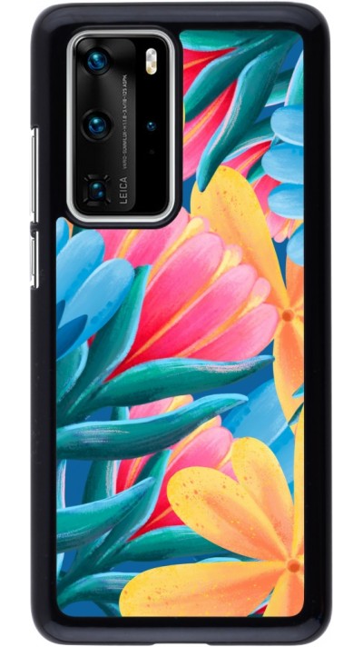 Coque Huawei P40 Pro - Spring 23 colorful flowers