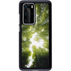 Huawei P40 Pro Case Hülle - Spring 23 forest blue sky