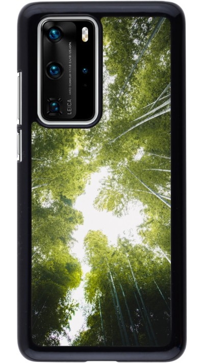 Huawei P40 Pro Case Hülle - Spring 23 forest blue sky