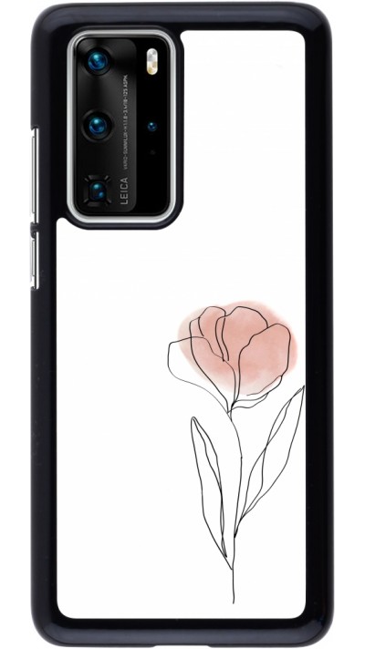 Coque Huawei P40 Pro - Spring 23 minimalist flower
