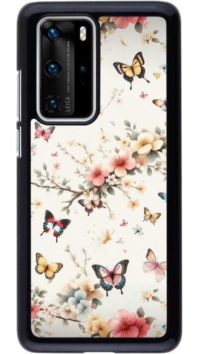 Coque Huawei P40 Pro - Spring 25 Papillons Légers
