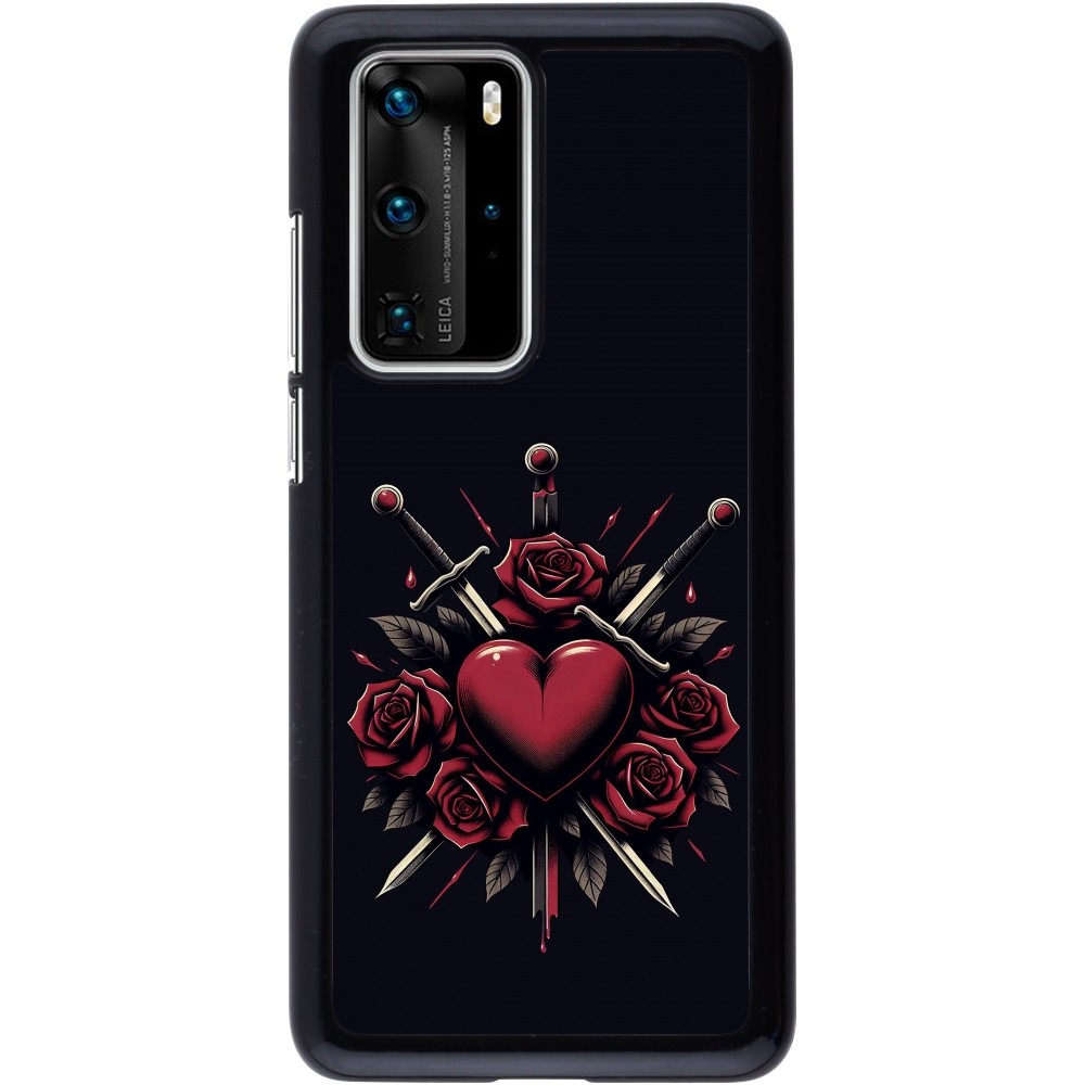 Coque Huawei P40 Pro - Valentine 2024 gothic love