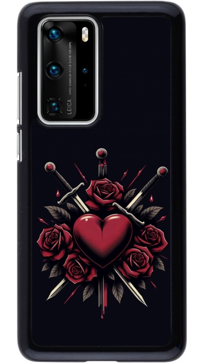 Coque Huawei P40 Pro - Valentine 2024 gothic love